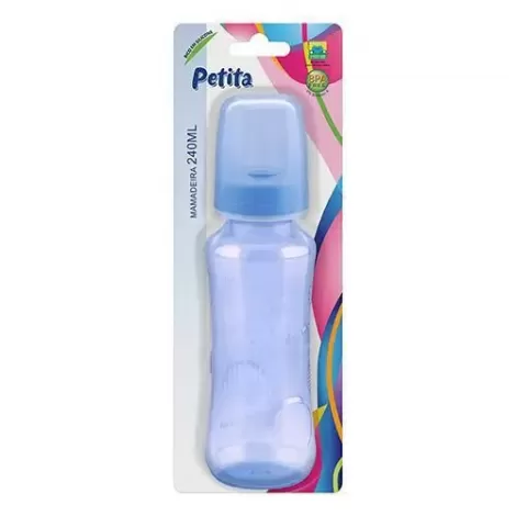 Mamadeira Petita Cinturada Duke Azul 140ml - Ref. 7210