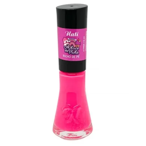 Esmalte Nati Adoce a Vida - Bicho de Pé 8ml